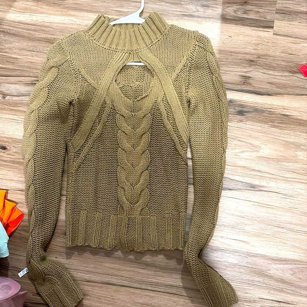 Green sweater